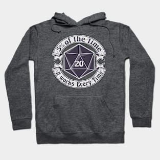 5 Percenter d20 v2 B&W Hoodie